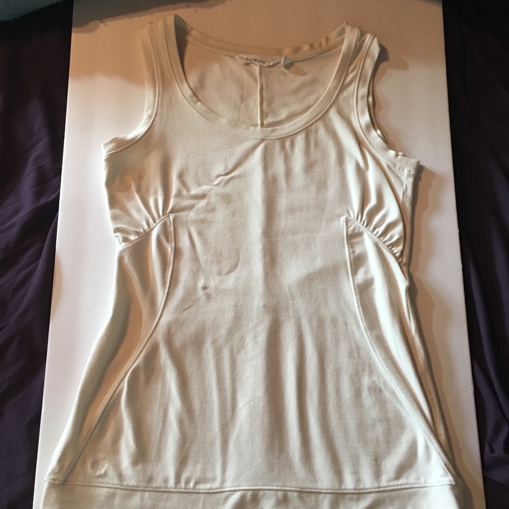 Vintage white Athleta tank top